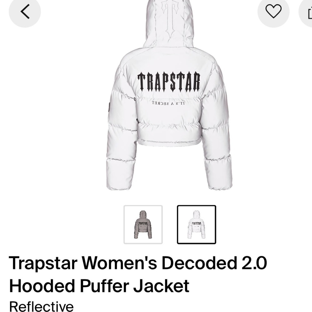 ‼️❤️‍🔥IN SEARCH OF❤️‍🔥‼️ TRAPSTAR REFLECTIVE PUFFER JACKET - MENS OR WOMENS